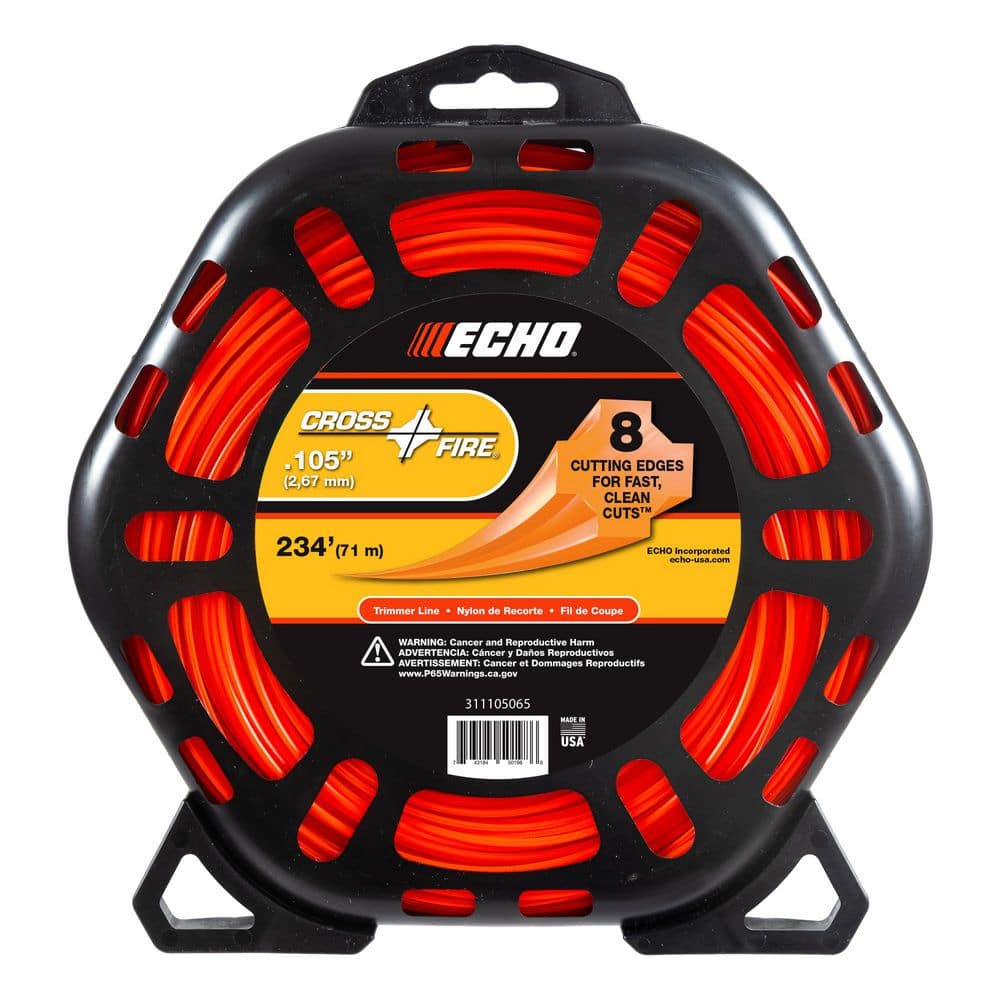 .105″ Cross-Fire Trimmer Line (234 ft.) Large Clam - Hercitys