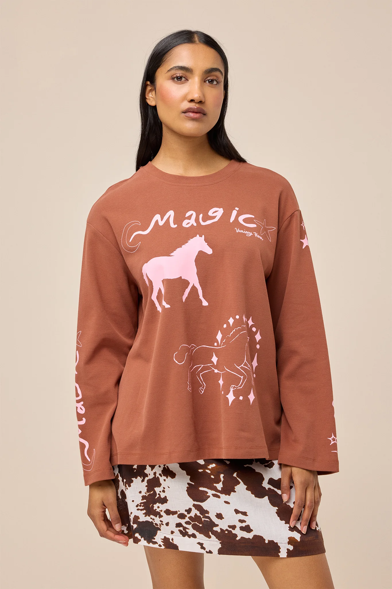 STORY TEE - HORSE MAGIC CHESTNUT - Hercitys