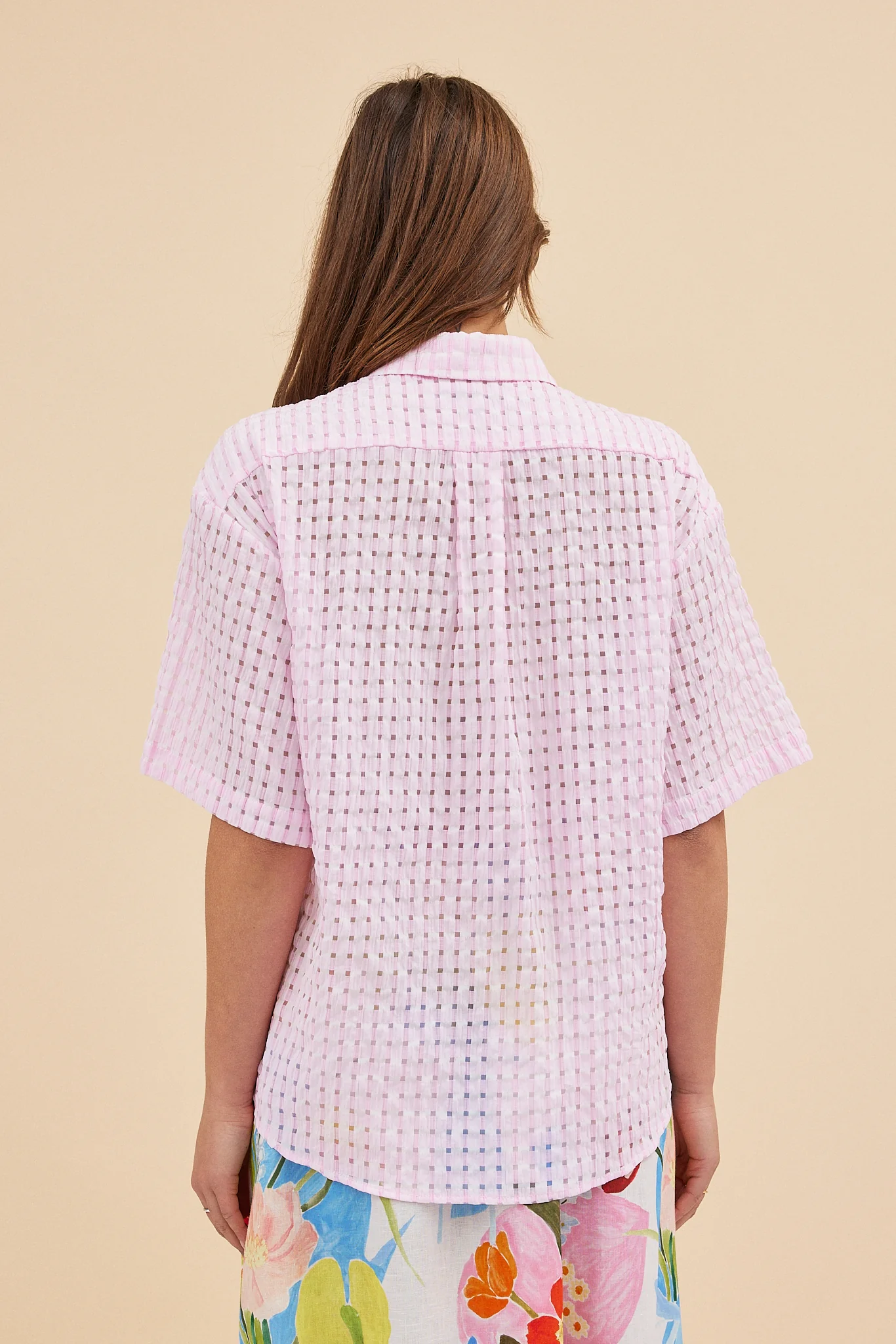 HOLIDAY SHIRT - PEONY CHECK - Hercitys