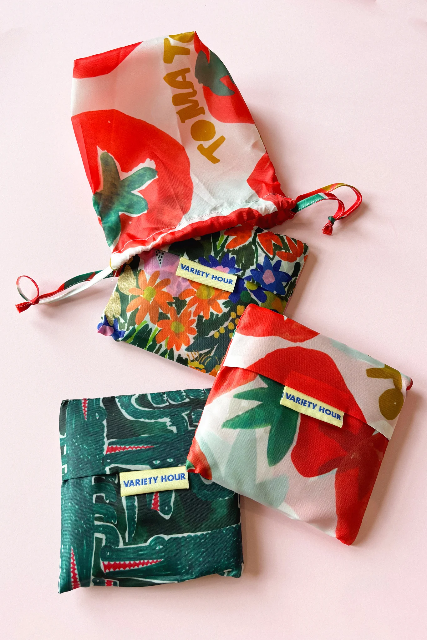 SET OF 3 SHOPPING BAGS - ICONS - Hercitys