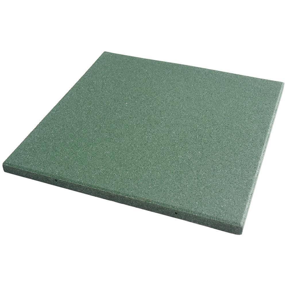 “Eco-Sport” Interlocking Tiles, Green 3/4 in. x 19.5 in. x 19.5 in. (26.4 sq.ft, 10 Pack) - Hercitys