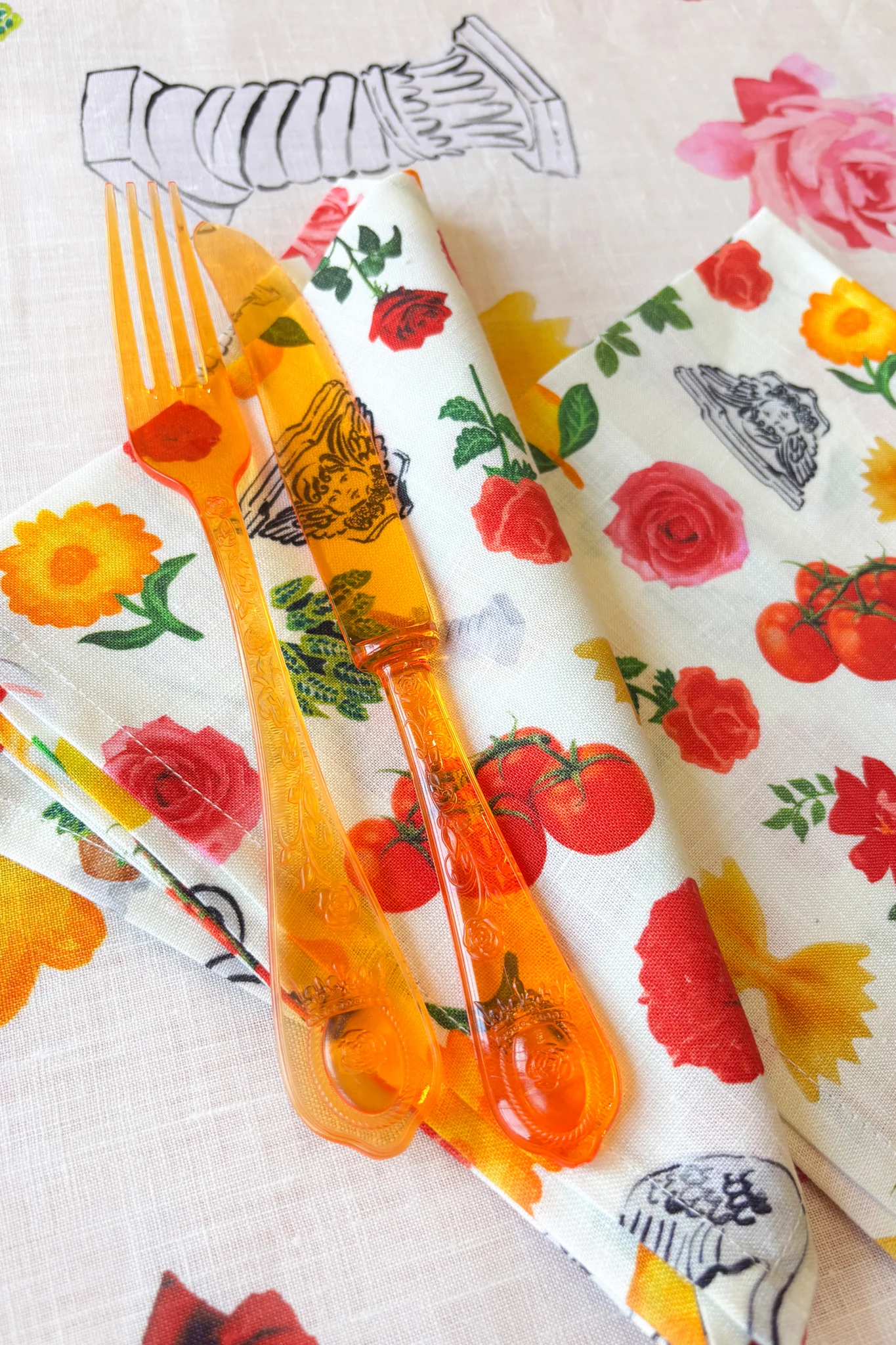 LINEN NAPKIN SET - PALAZZO - Hercitys