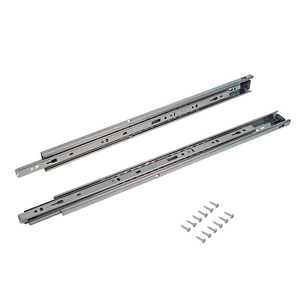(Pair) 22 in. (559 mm) Full Extension Side Mount Ball Bearing Drawer Slide - Hercitys