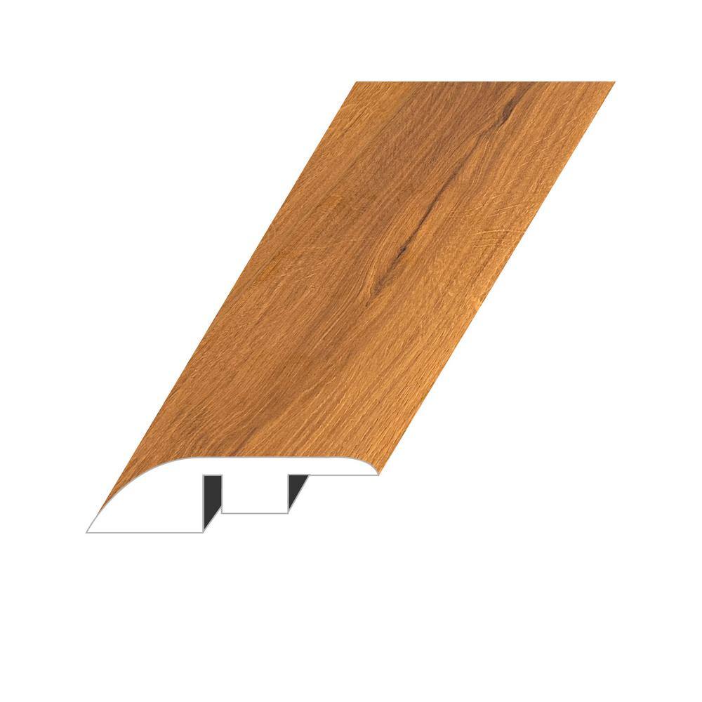 Rhodes Luxe Mahogany 0.6 in. Thick x 1.8 in. W x 94.5 in. L HDF Waterproof Laminate Embossed Wood Look Reducer Molding - Hercitys