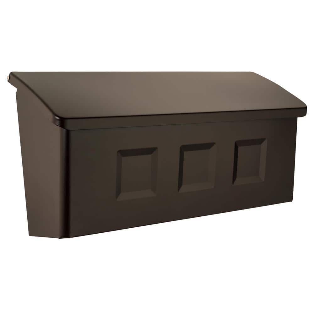 Wayland Rubbed Bronze, Small, Steel, Wall Mount Mailbox - Hercitys