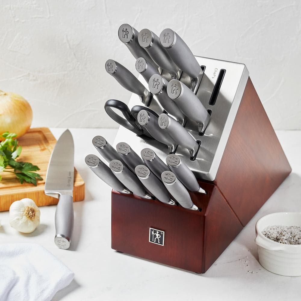 Modernist 14-Piece Self-Sharpening Knife Block Set - Hercitys