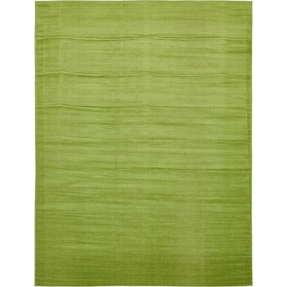 Williamsburg Solid Green 9′ 0 x 12′ 0 Area Rug - Hercitys