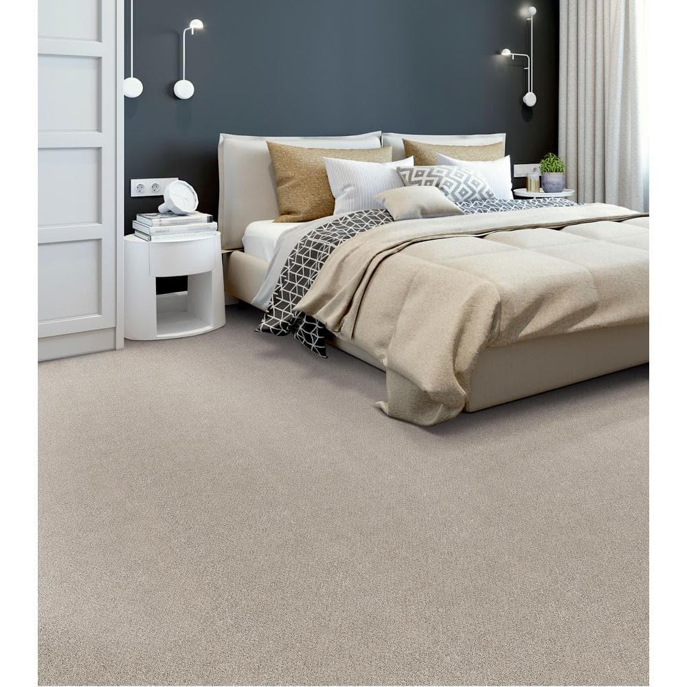 Willow – Kirkdale – Beige Residential 18 x 18 in. Peel and Stick Carpet Tile Square (22.5 sq. ft.) - Hercitys