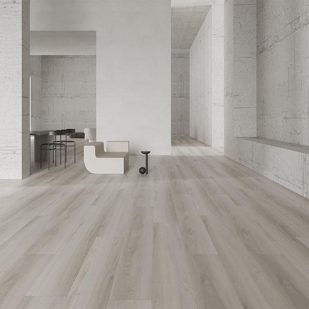 Fluent Amelia 12 mm Thick x 9.37 in. Wide x 87.20 in. Length Waterproof Laminate Wood Flooring (28.42 sq. ft./Case) - Hercitys
