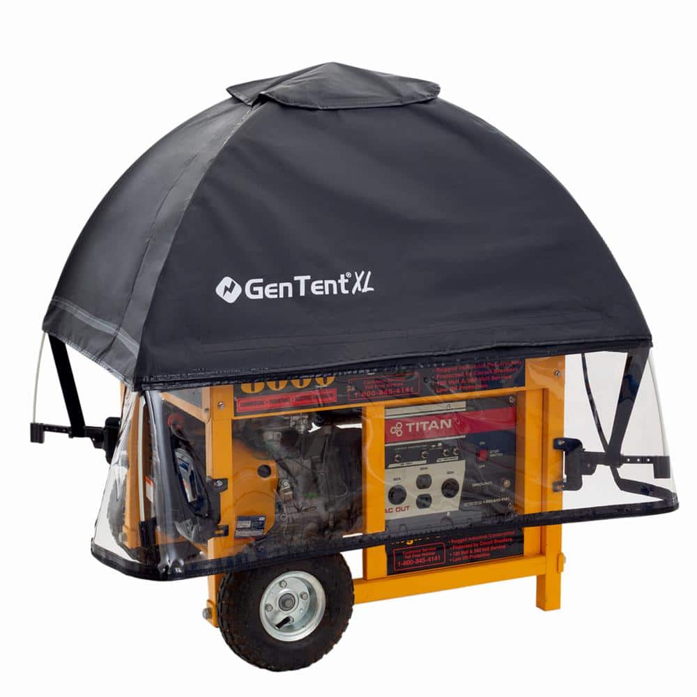 XL Generator Running Cover – Universal Kit (Standard, Black) – for Open Frame Generators - Hercitys
