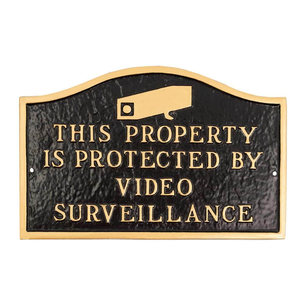 This Property is Standard Statement Plaque – Black/Gold - Hercitys