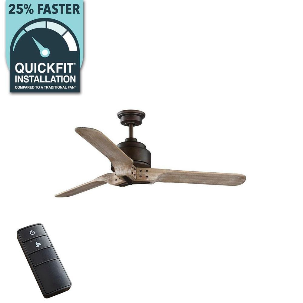 Chasewood 54 in. Indoor/Outdoor Roasted Java Ceiling Fan with Remote Control - Hercitys