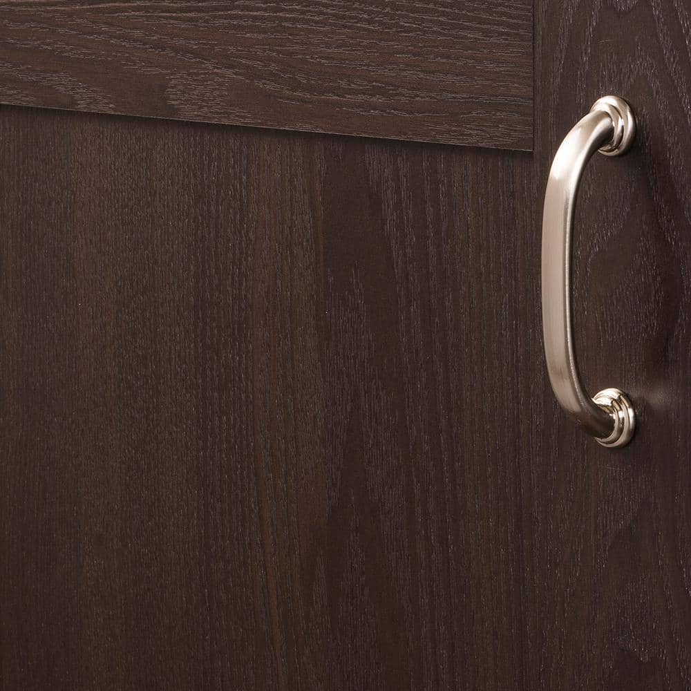 Zephyr Collection Pull 3-3/4 in. (96mm) Center to Center Satin Nickel Finish Modern Zinc Bar Pull (10-Pack) - Hercitys