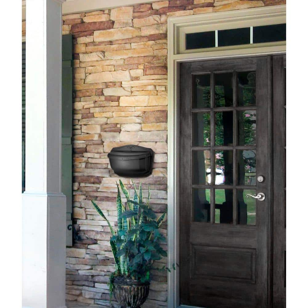 Villa Rubbed Bronze, Small, Aluminum, Wall Mount Mailbox - Hercitys