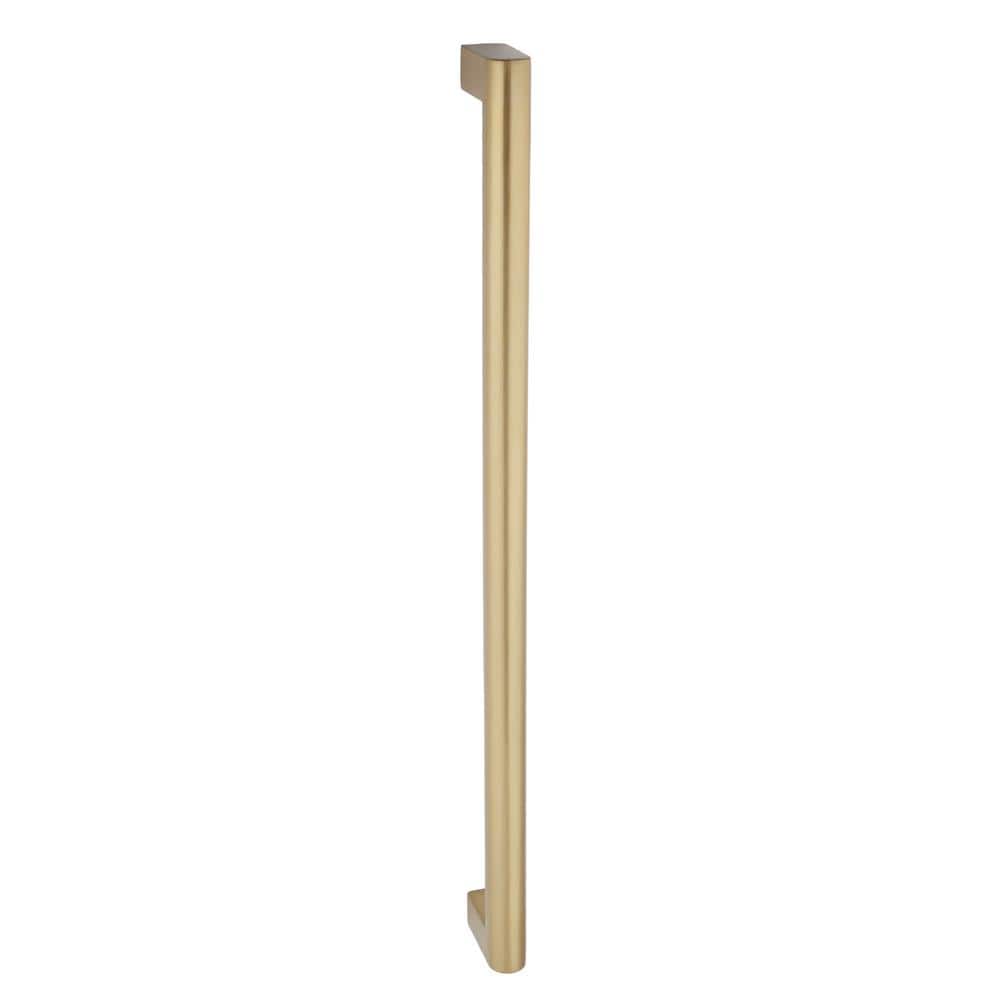 Vail 16 in. (406 mm) Center-to-Center Modern Satin Brass Appliance Pull - Hercitys