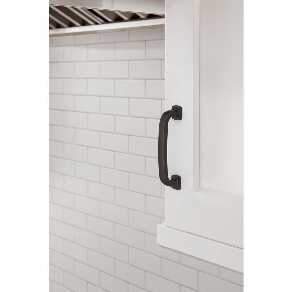 Surpass 3-3/4 in. (96mm) Classic Oil Rubbed Bronze Arch Cabinet Pull - Hercitys