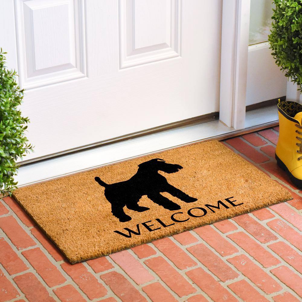 Wire-haired fox terrier Doormat 17″ x 29″ - Hercitys