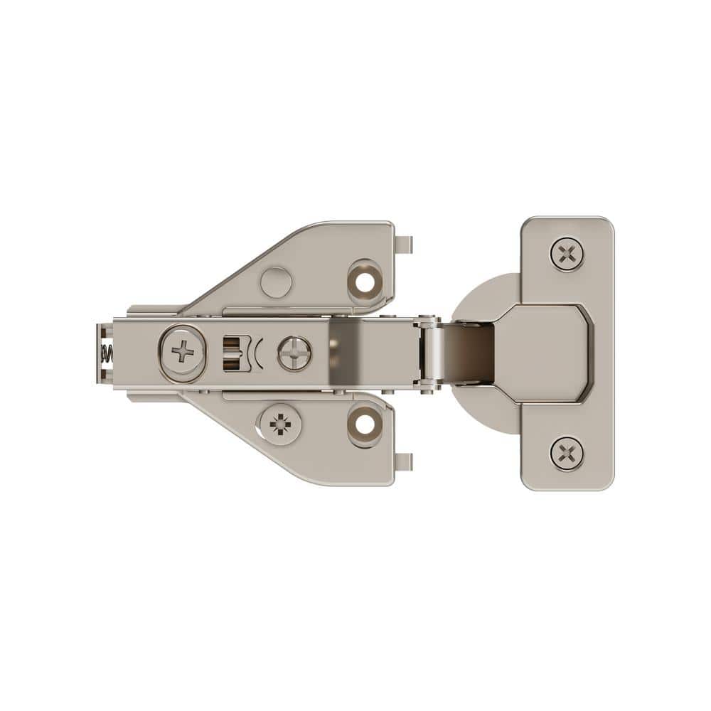 Nickel Full Overlay Face Frame Soft Close Euro Concealed Cabinet Hinges (2-Pack) - Hercitys