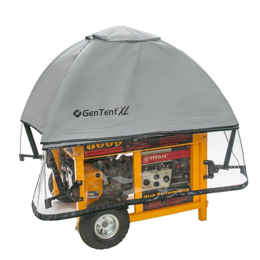 XL Generator Running Cover – Universal Kit (Standard, Grey) – for Larger Open Frame Generators - Hercitys