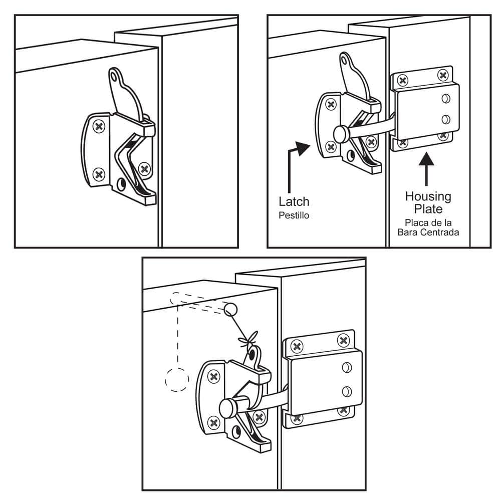 Stainless Steel Self-Adjusting Gate Latch - Hercitys