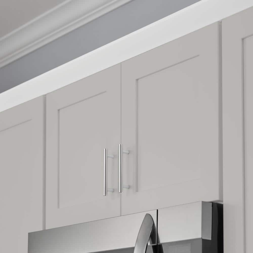 Avondale 30 in. W x 12 in. D x 15 in. H Ready to Assemble Plywood Shaker Wall Bridge Kitchen Cabinet in Dove Gray - Hercitys