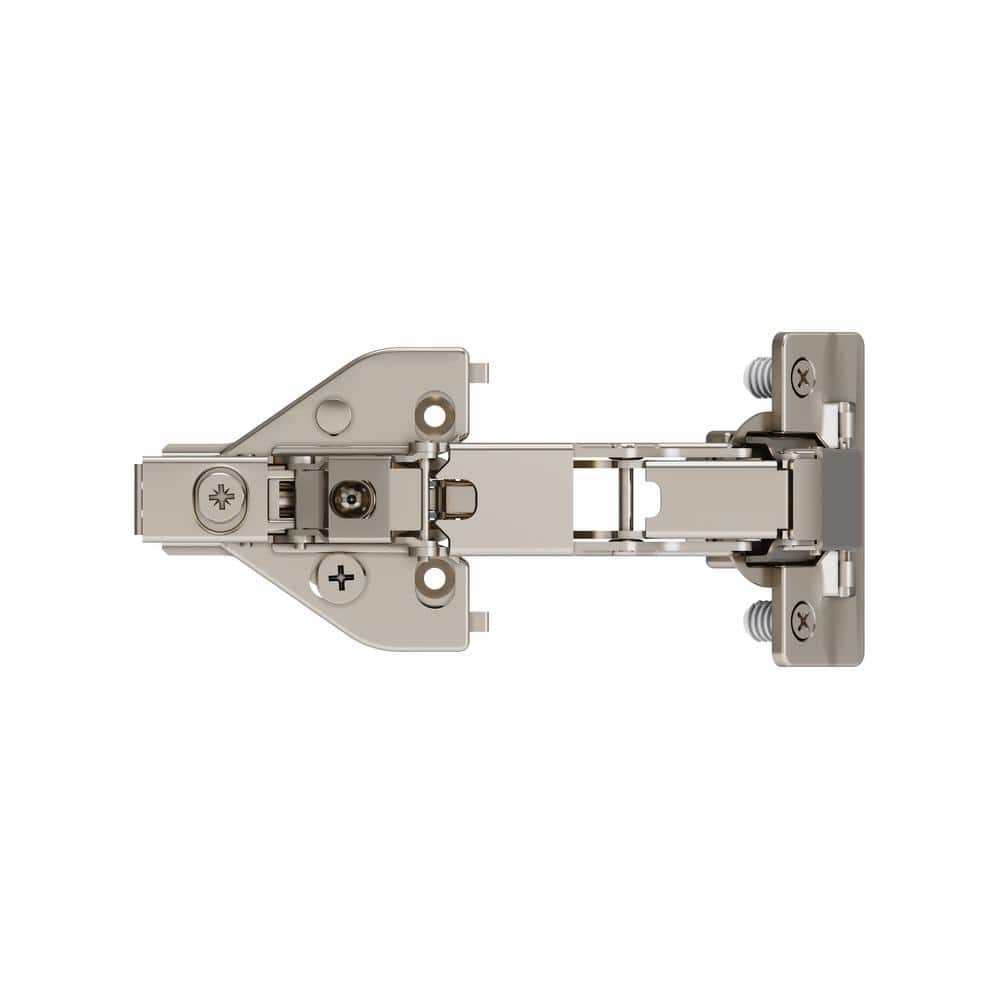 Nickel Full Overlay Face Frame 165 ° Bi Fold Door Soft Close Concealed Cabinet Hinges (2-Pack) - Hercitys