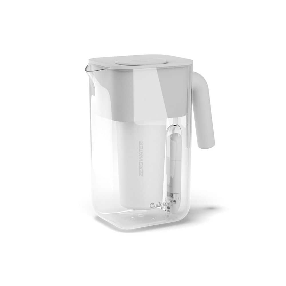 Zero Water Technology 10 Cup Water Filter Pitcher with 5-Stage Advanced Water Filter - Hercitys