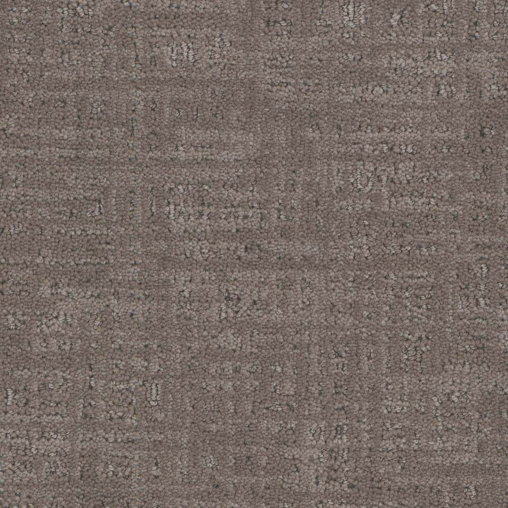 Tailored – Mink – Brown 38 oz. SD Polyester Pattern Installed Carpet - Hercitys