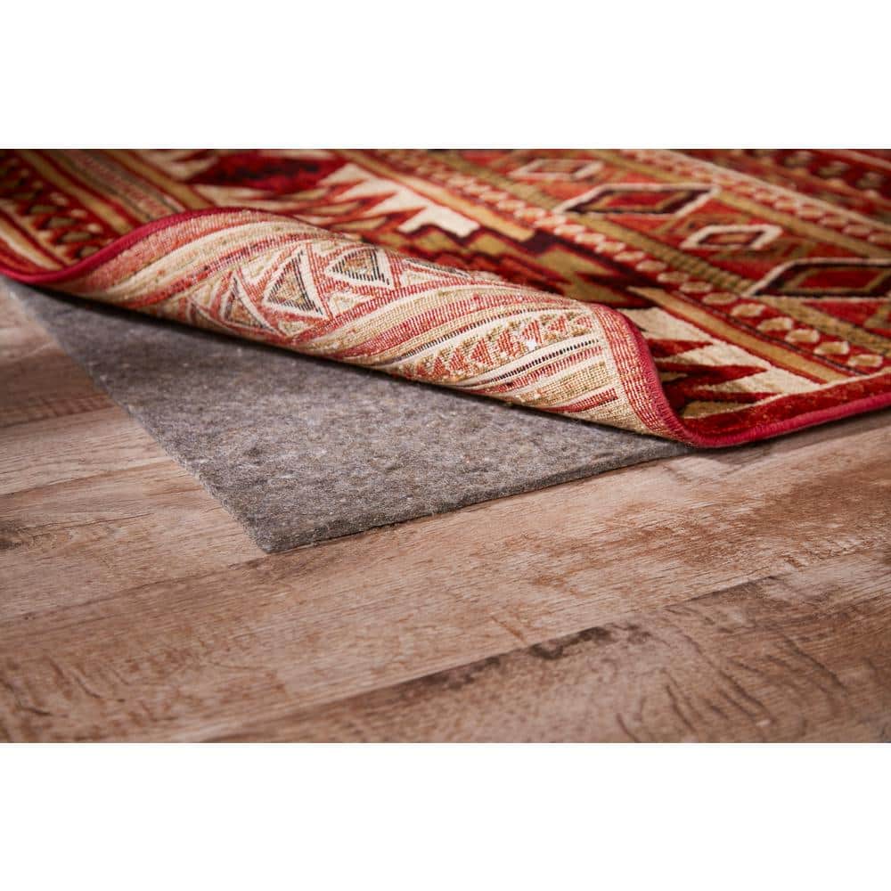 Premium Great Grip 8 ft. x 10 ft. Dual Surface Non-Slip 0.25 in. Thickness Rug Pad - Hercitys
