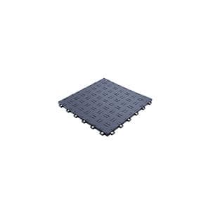 Garage Tiles 12 in. W x 12 in. L Garage Floor Covering 25 sq. ft. Tiles Texture 0.53 in. Flooring Tiles (25 Pack) - Hercitys