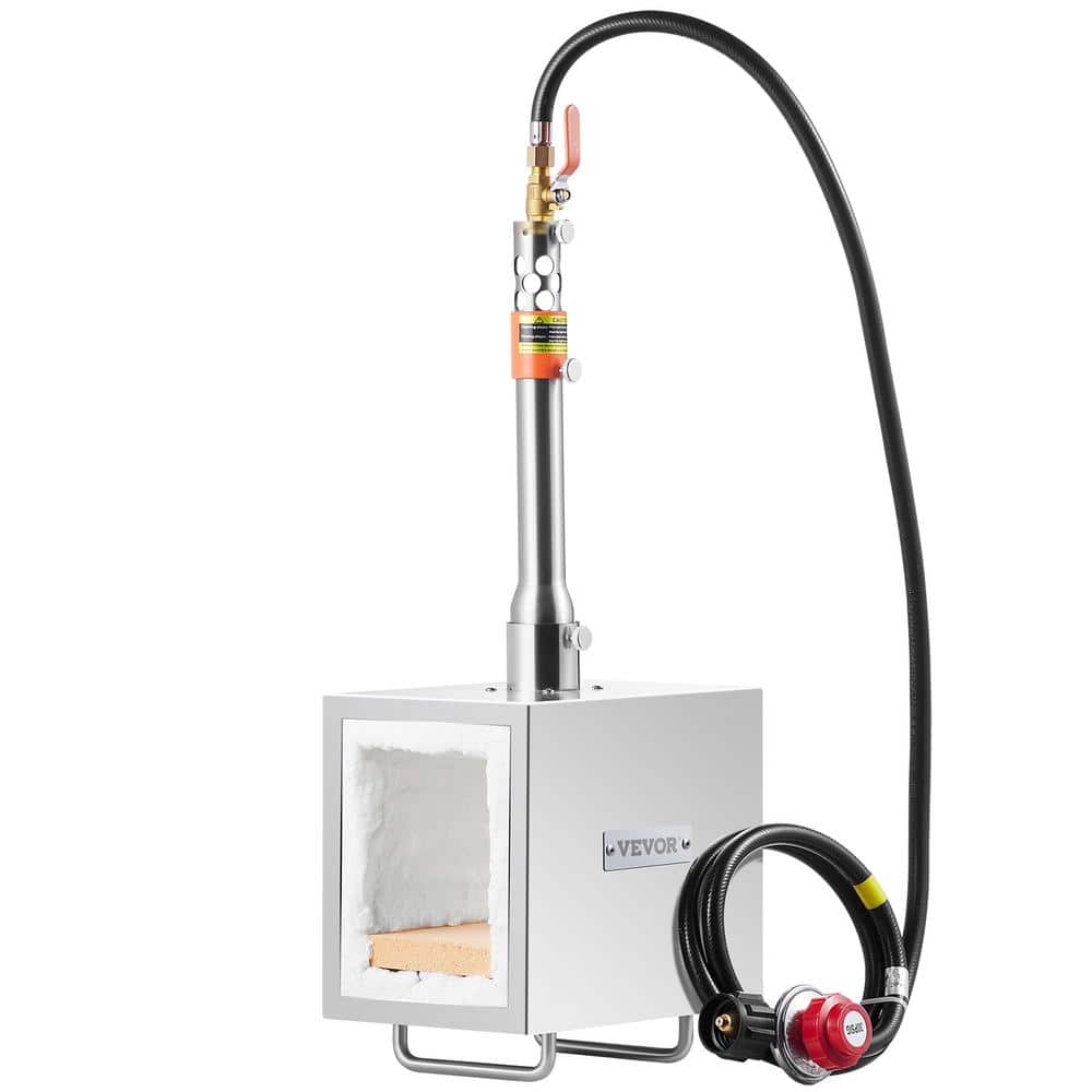 Portable Propane Forge 1-Burner Farrier Forge 2,600°F Knife Metal Square, Fuel Type, Furnace with Natural Gas - Hercitys