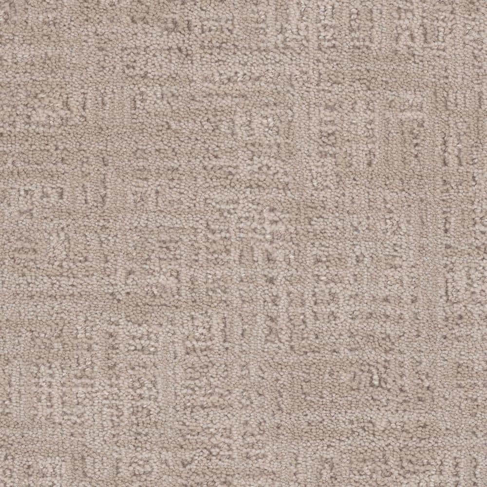 Tailored – Porcelain – Beige 38 oz. SD Polyester Pattern Installed Carpet - Hercitys