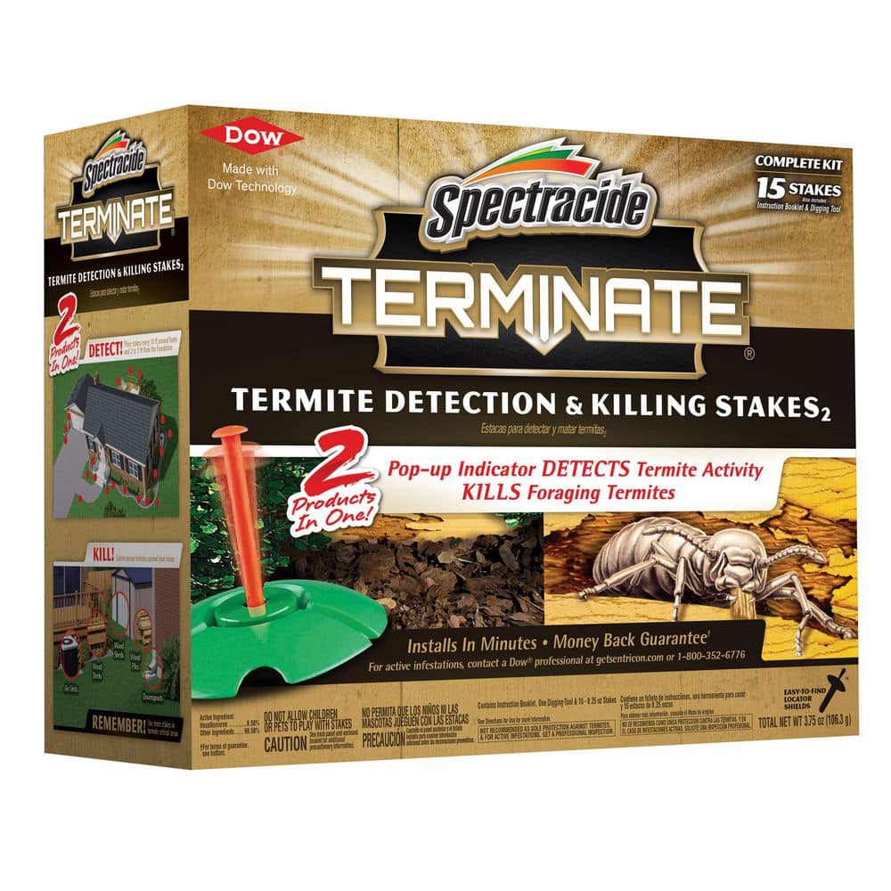 Terminate Termite Detection and Killing Stakes (15-Count) - Hercitys