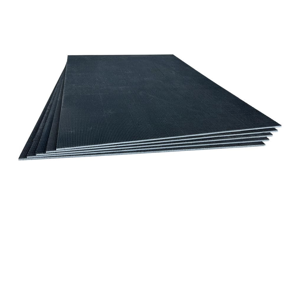 Durabase XPS 32 ft. L x 48 ft. W x 0 in. Foam Backer Board Underlayment (Package of 5 – 53.34 sq.ft.) - Hercitys