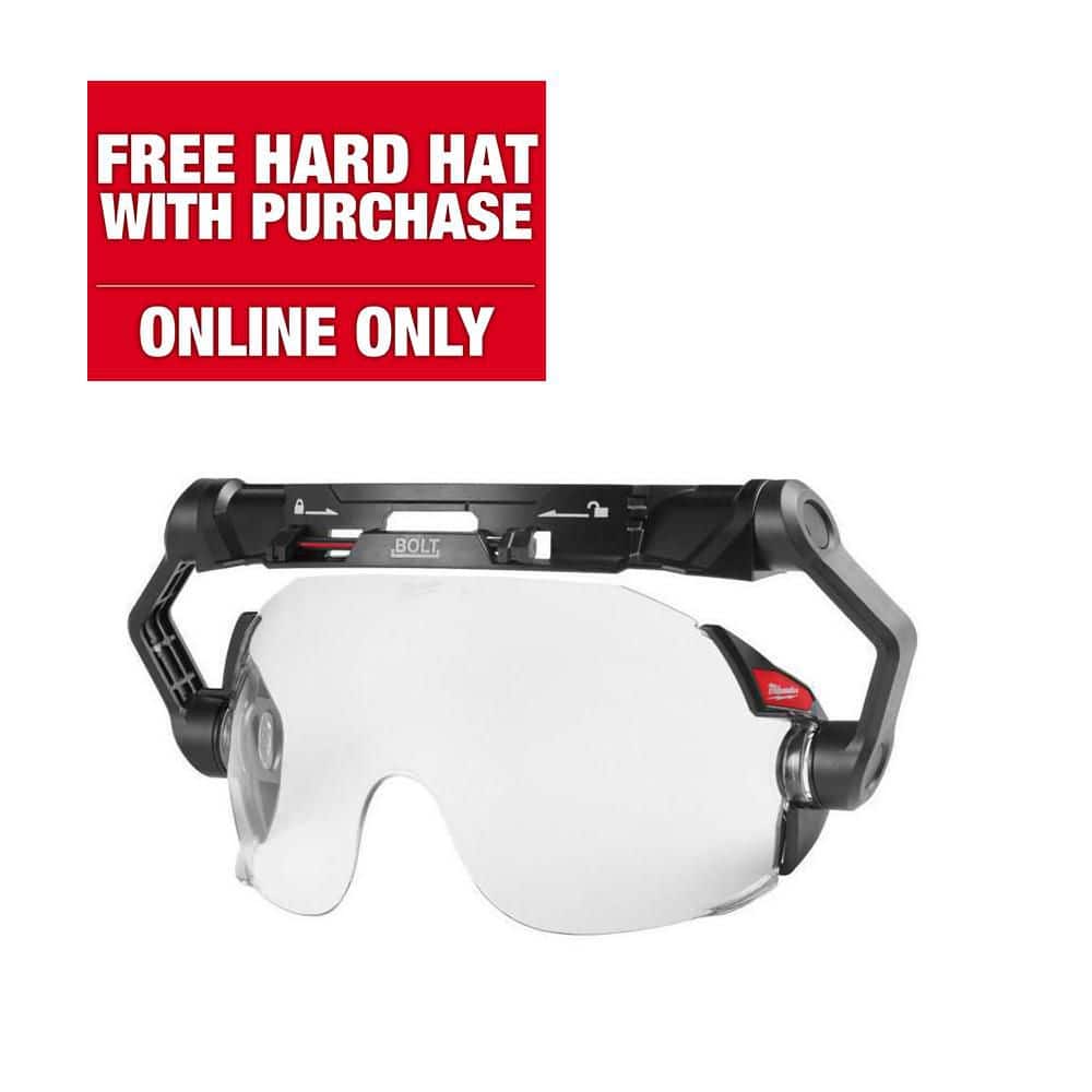 BOLT Clear Dual Coat Lens Eye Visor - Hercitys