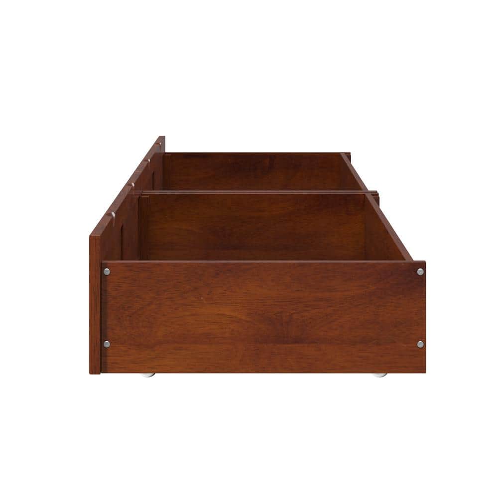 Walnut Twin/Full Bed Drawer (Set of 2) - Hercitys
