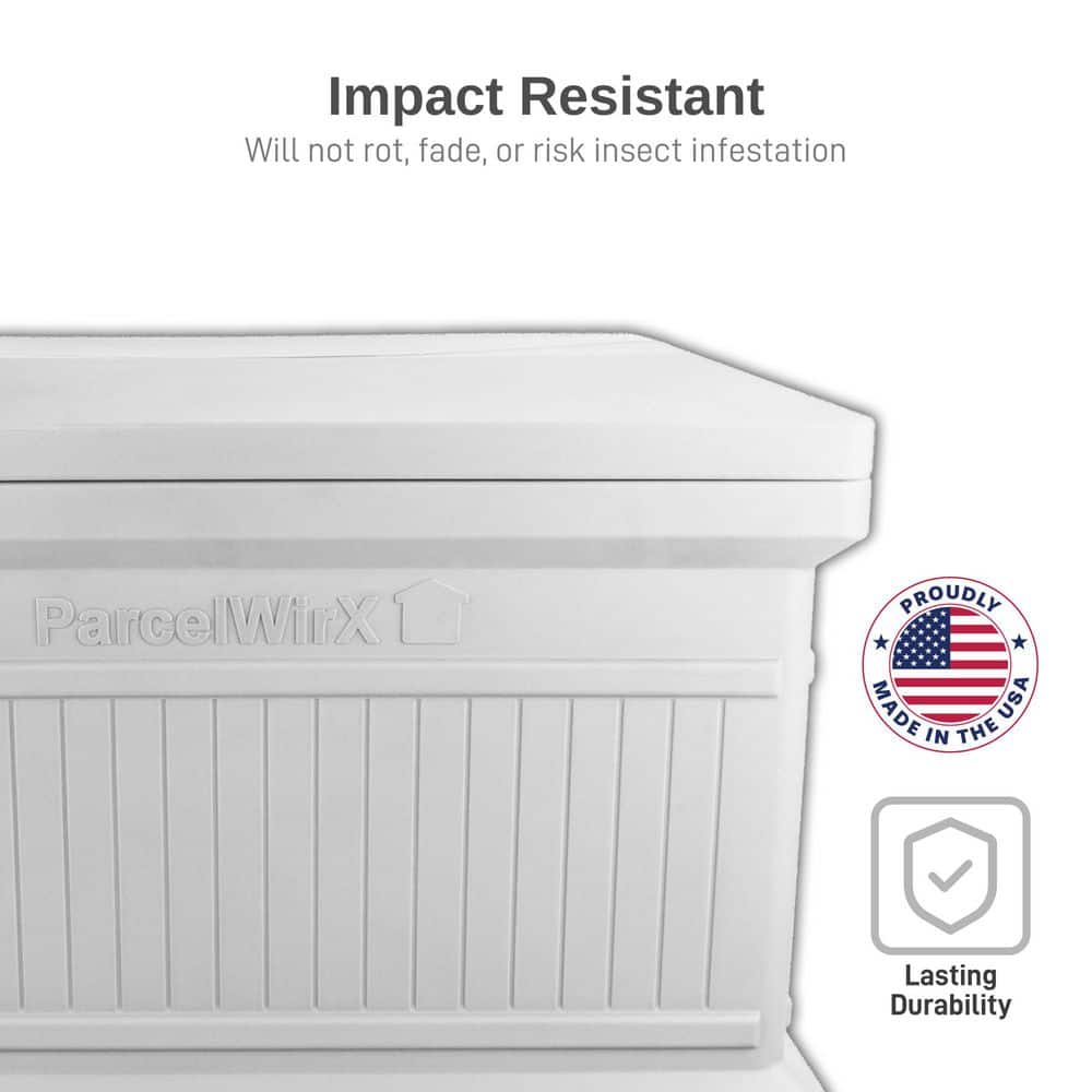 ParcelWirx Slate Gray Horizontal Package Delivery Box - Hercitys