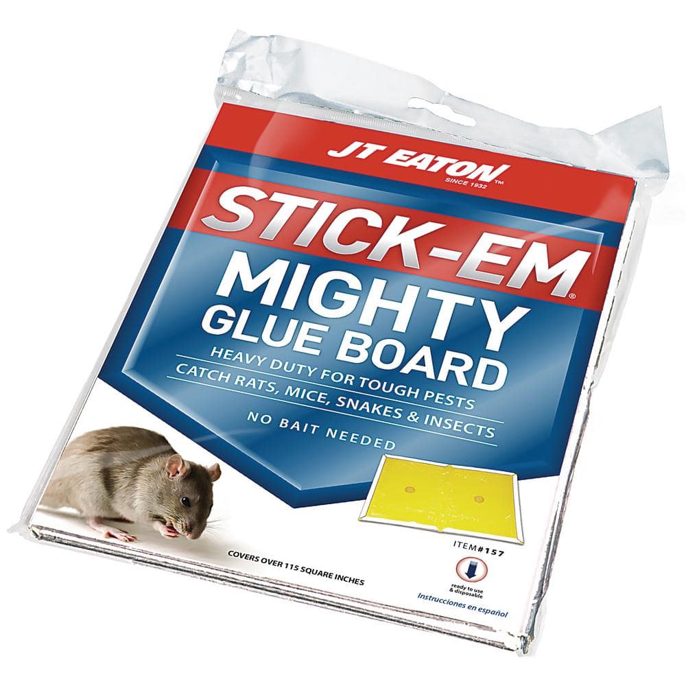 Stick-Em Mighty Glue Board Trap (12-Pack) - Hercitys