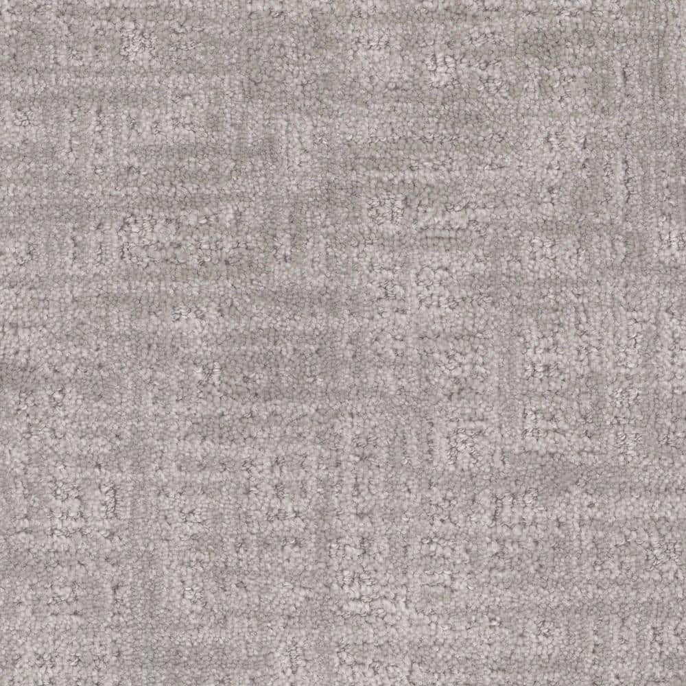 Tailored – Powder Gray – 38 oz. SD Polyester Pattern Installed Carpet - Hercitys