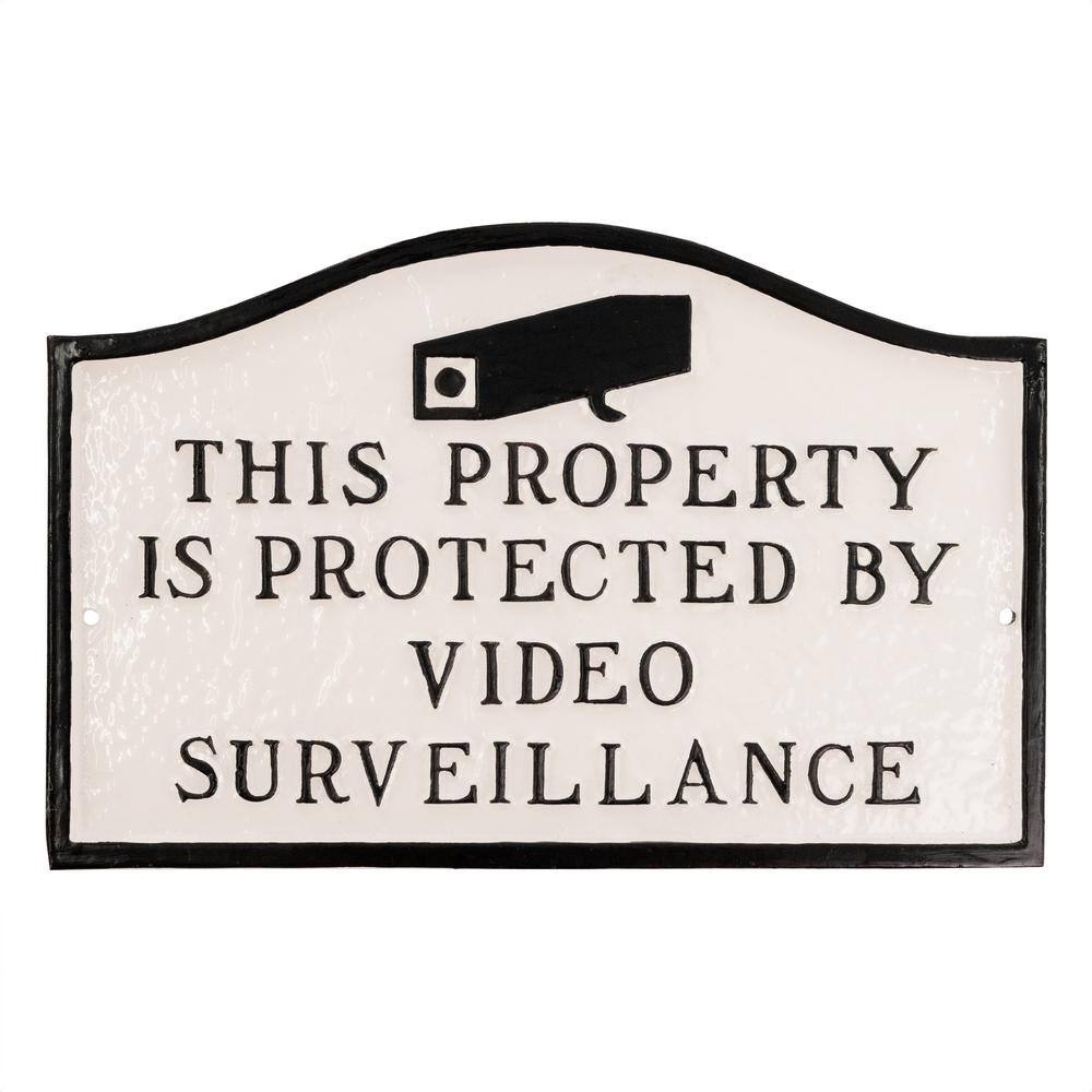 This Property is Small Statement Plaque – White/Black - Hercitys