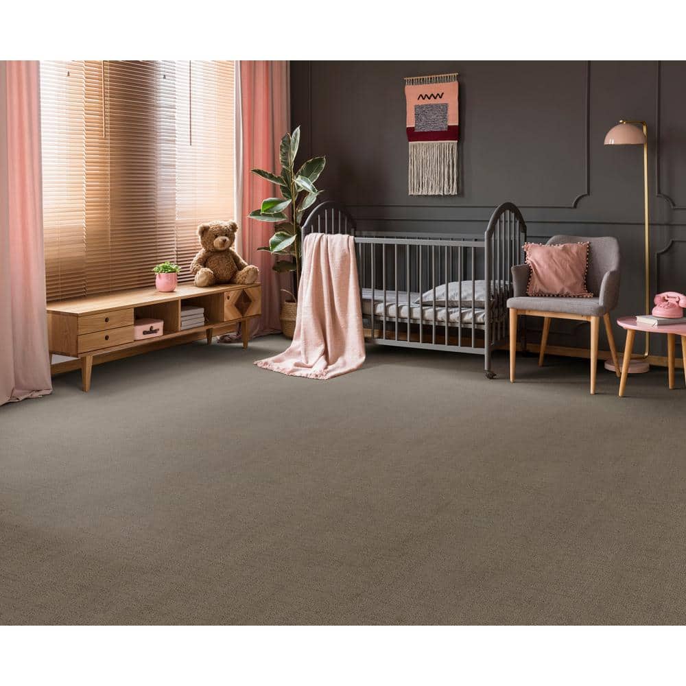 Wheatfield – Parchment – Beige 34 oz. SD Polyester Pattern Installed Carpet - Hercitys