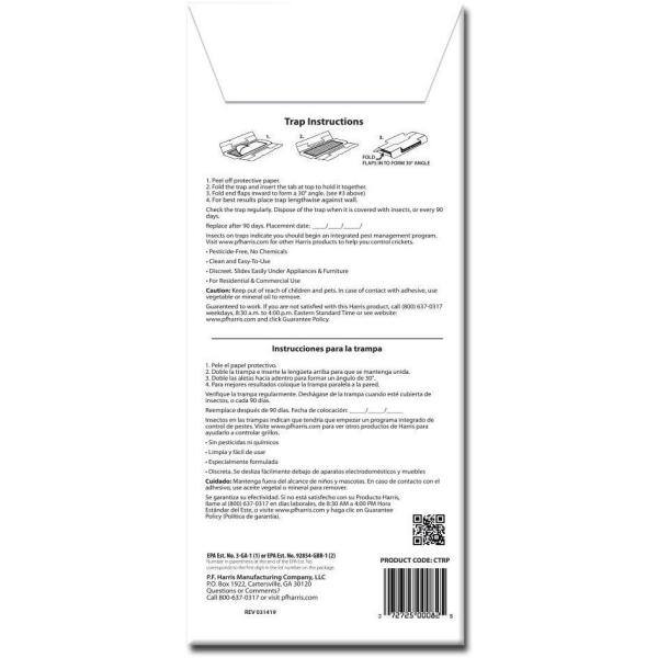 Cricket Glue Traps (6-Pack) - Hercitys