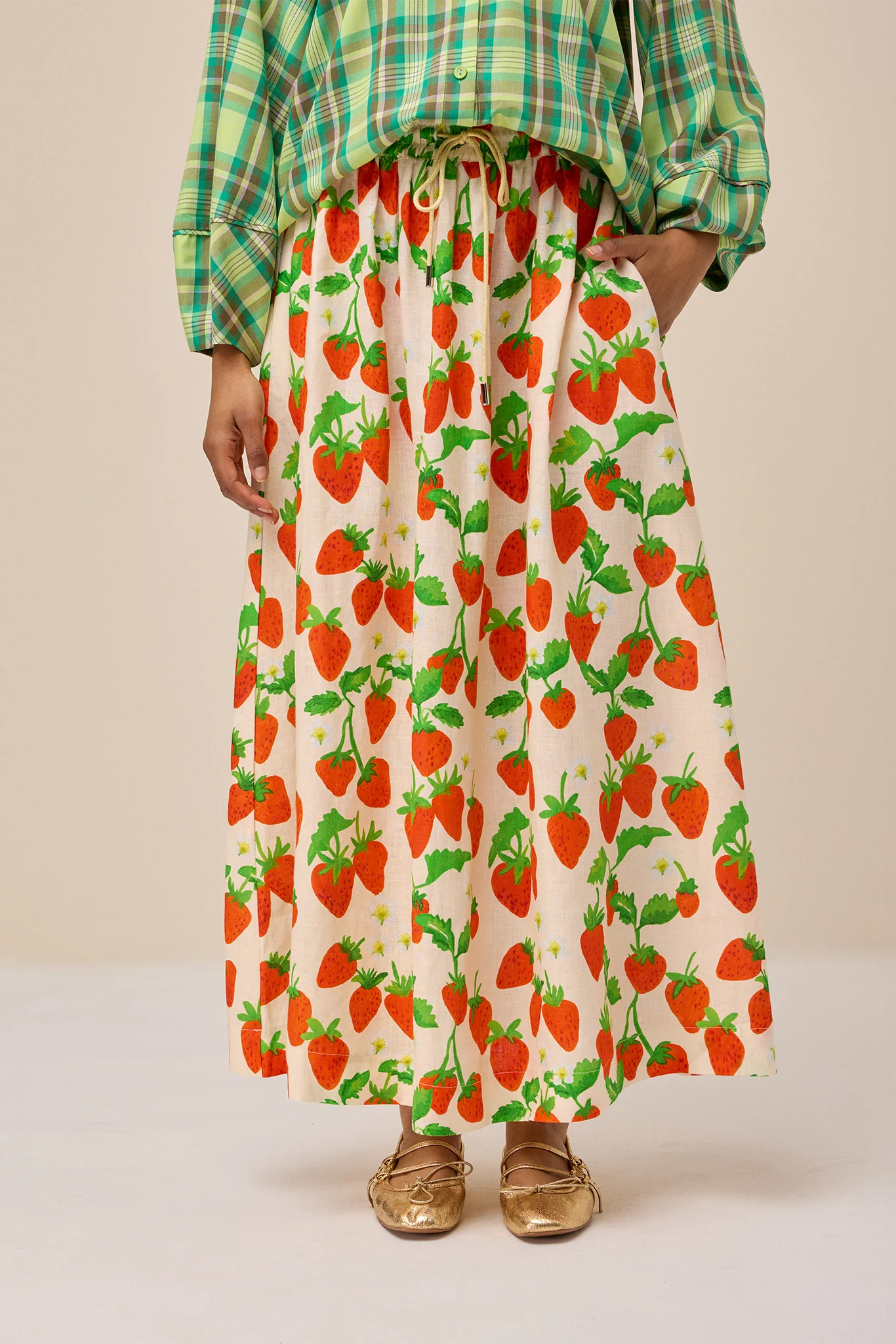 DOLCE SKIRT - STRAWBERRY - Hercitys