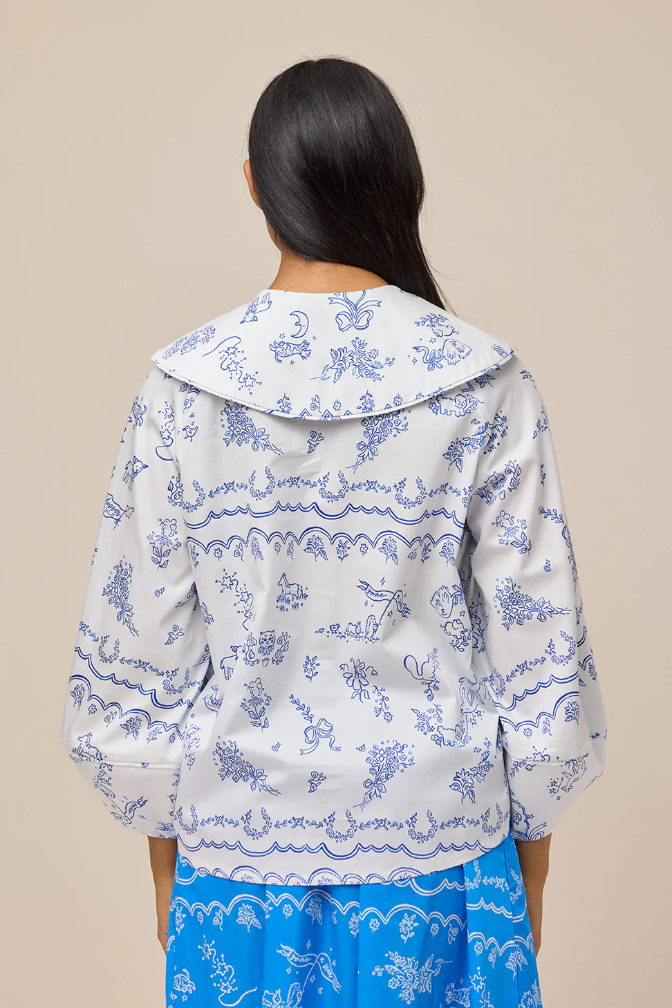 LULLABY BLOUSE - TOILE DE JOUY - Hercitys