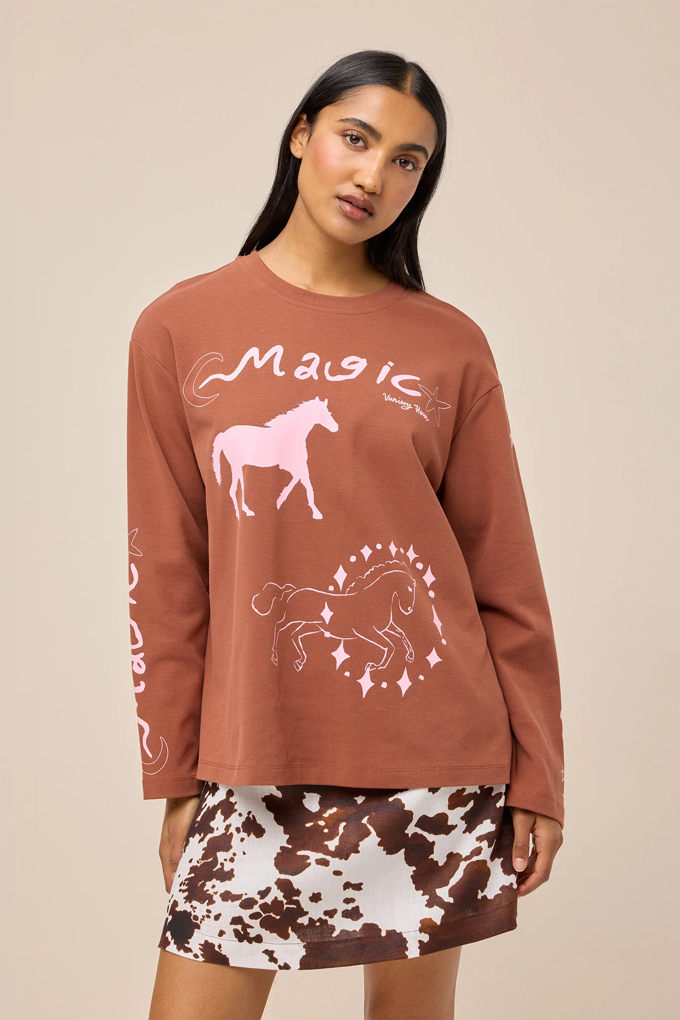 STORY TEE - HORSE MAGIC CHESTNUT - Hercitys