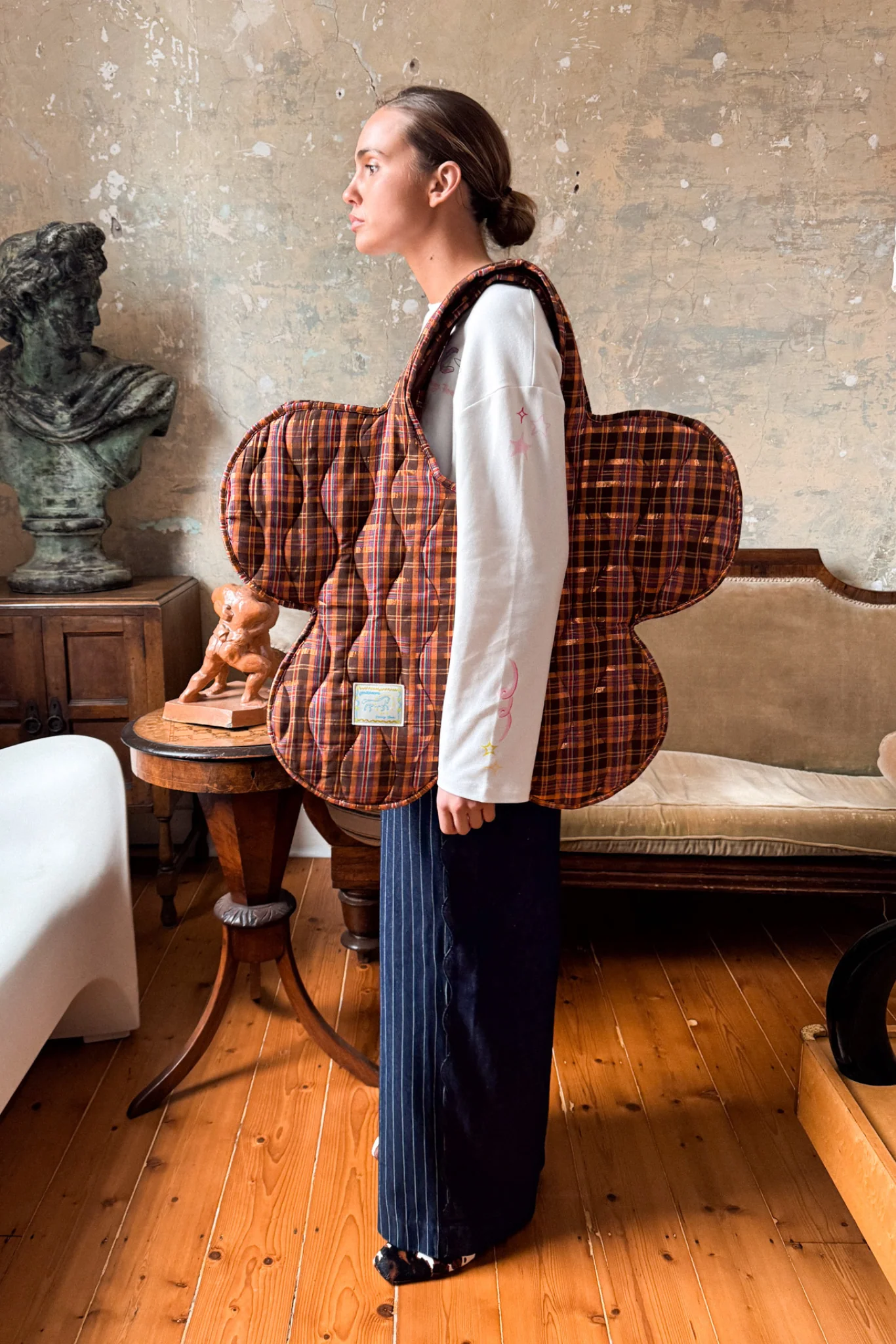 PETAL BAG - PICKET FENCE PLAID - Hercitys