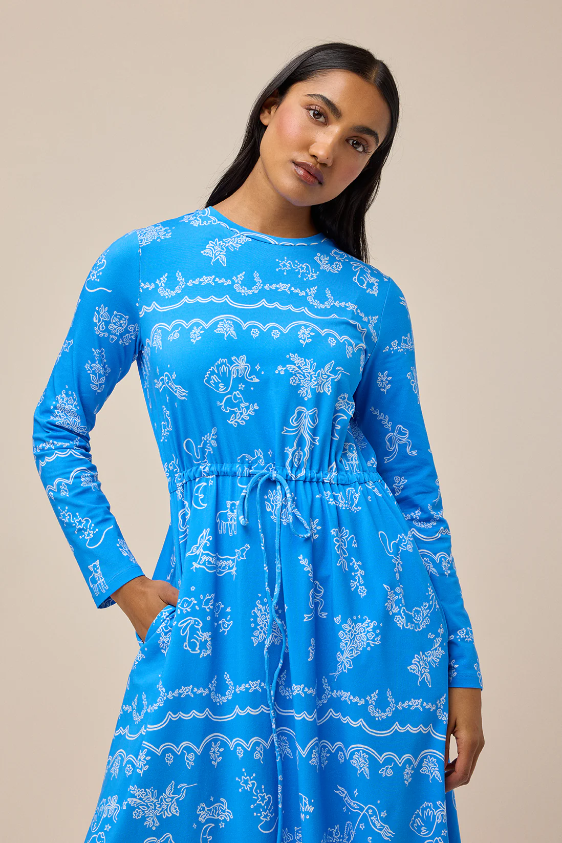 DUNES DRESS - TOILE DE JOUY - Hercitys