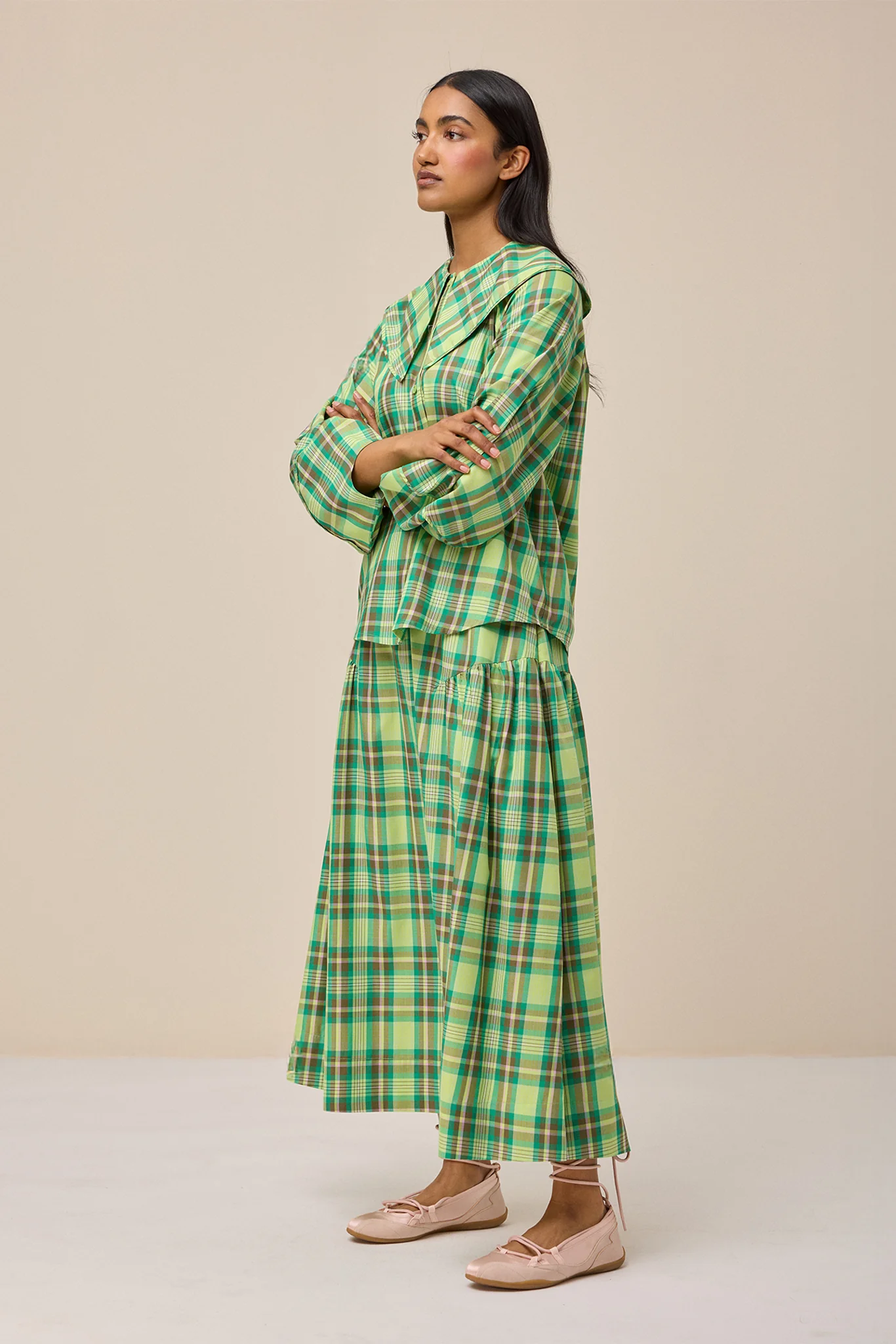 MATILDA SKIRT - PICNIC PLAID - Hercitys