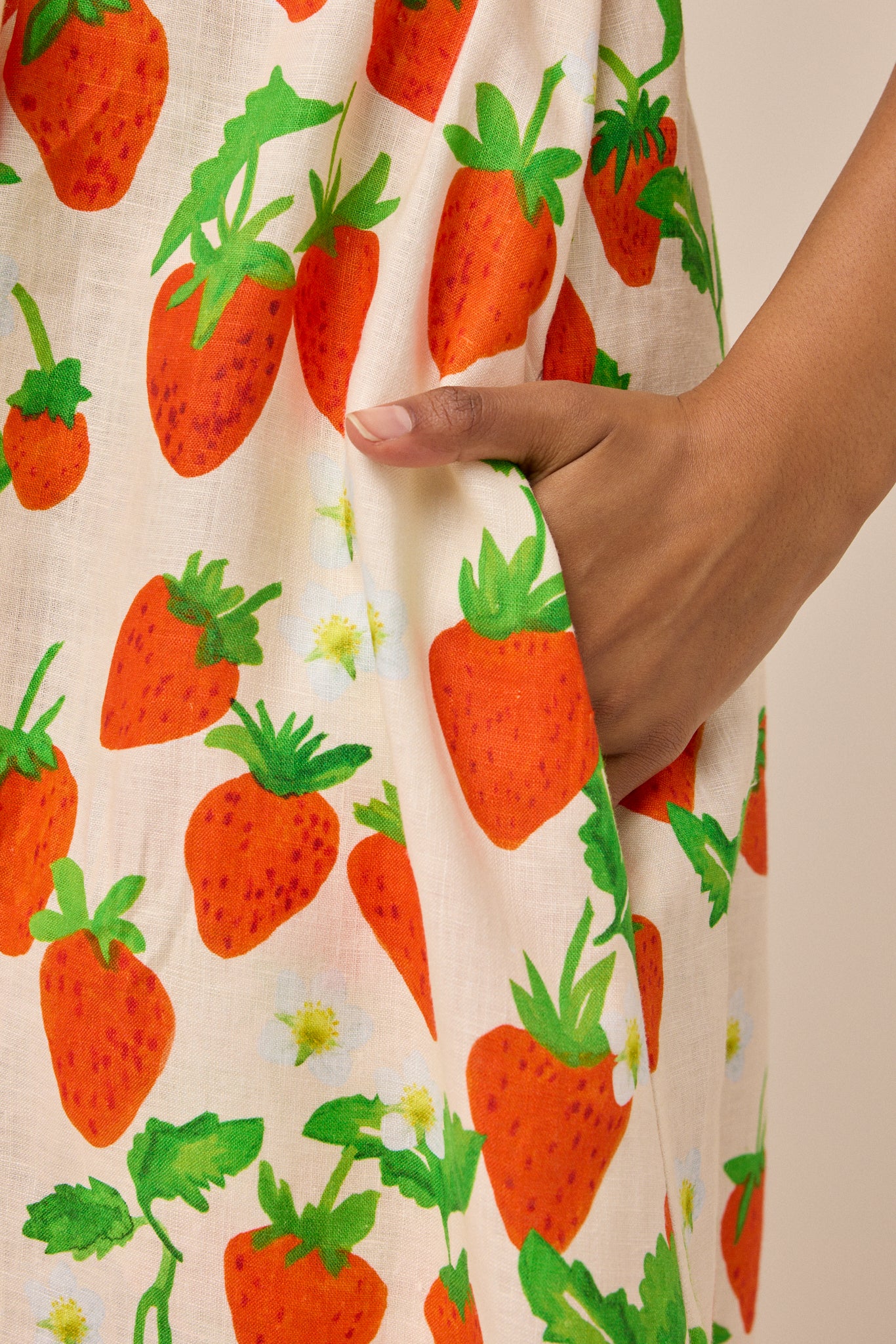 PETRINA DRESS - STRAWBERRY - Hercitys