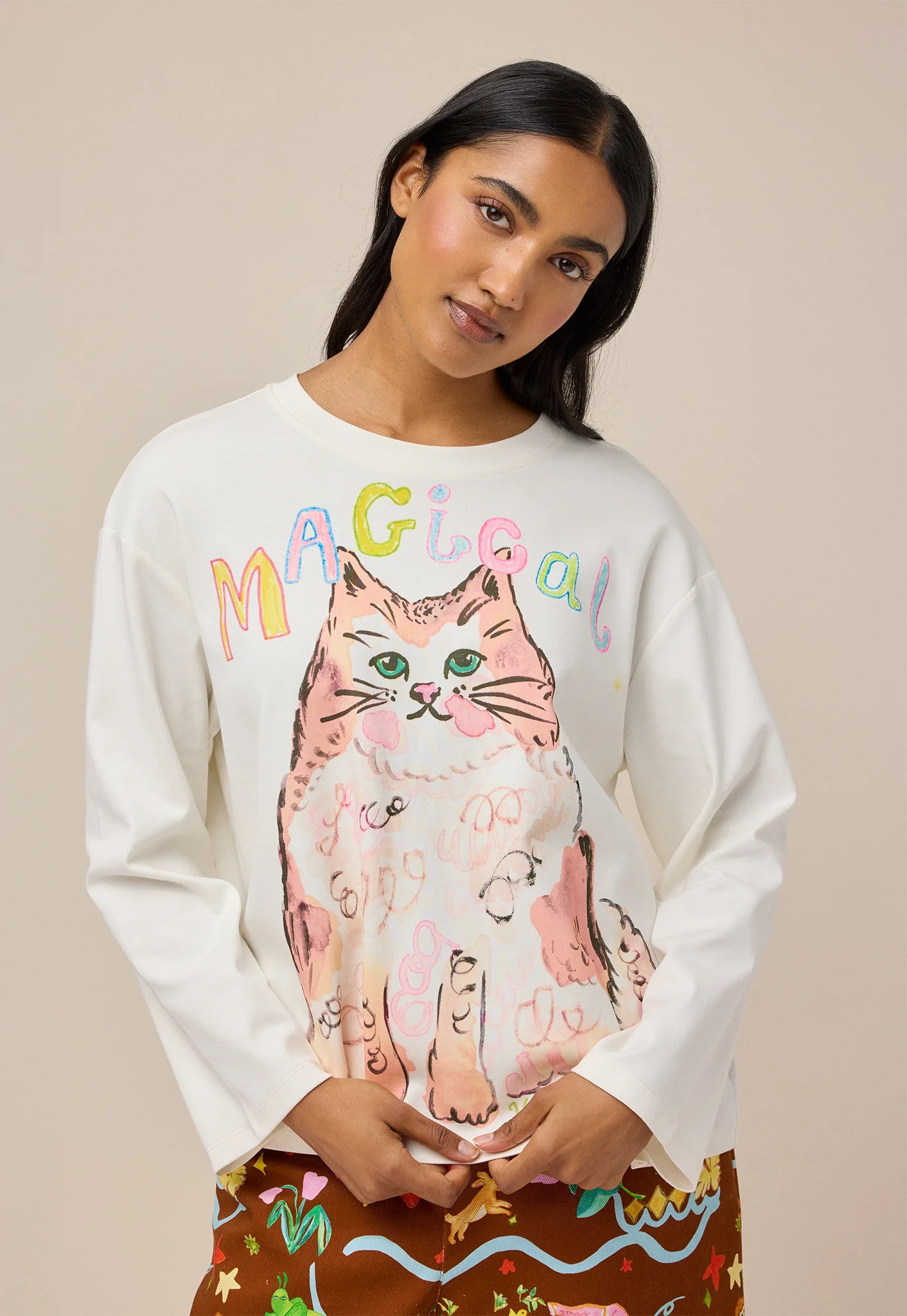 STORY TEE - TABBY CAT - Hercitys